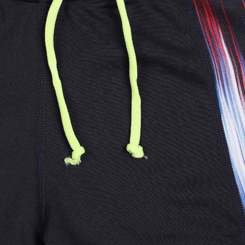 Men Navy Blue Printed Swim Shorts