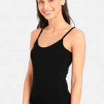 Women Black Solid Thermal Top