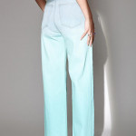 Women Blue Flared High-Rise Light Fade Jeans