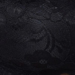 Black Solid Non-Wired Lightly Padded Bra